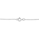 14K White Gold 1/4 Cttw Shared Prong Set Round-Ct Diamond 7 Stone Floral Cluster 18" Pendant Necklace (H-I Color, SI2-I1 Clarity)-6