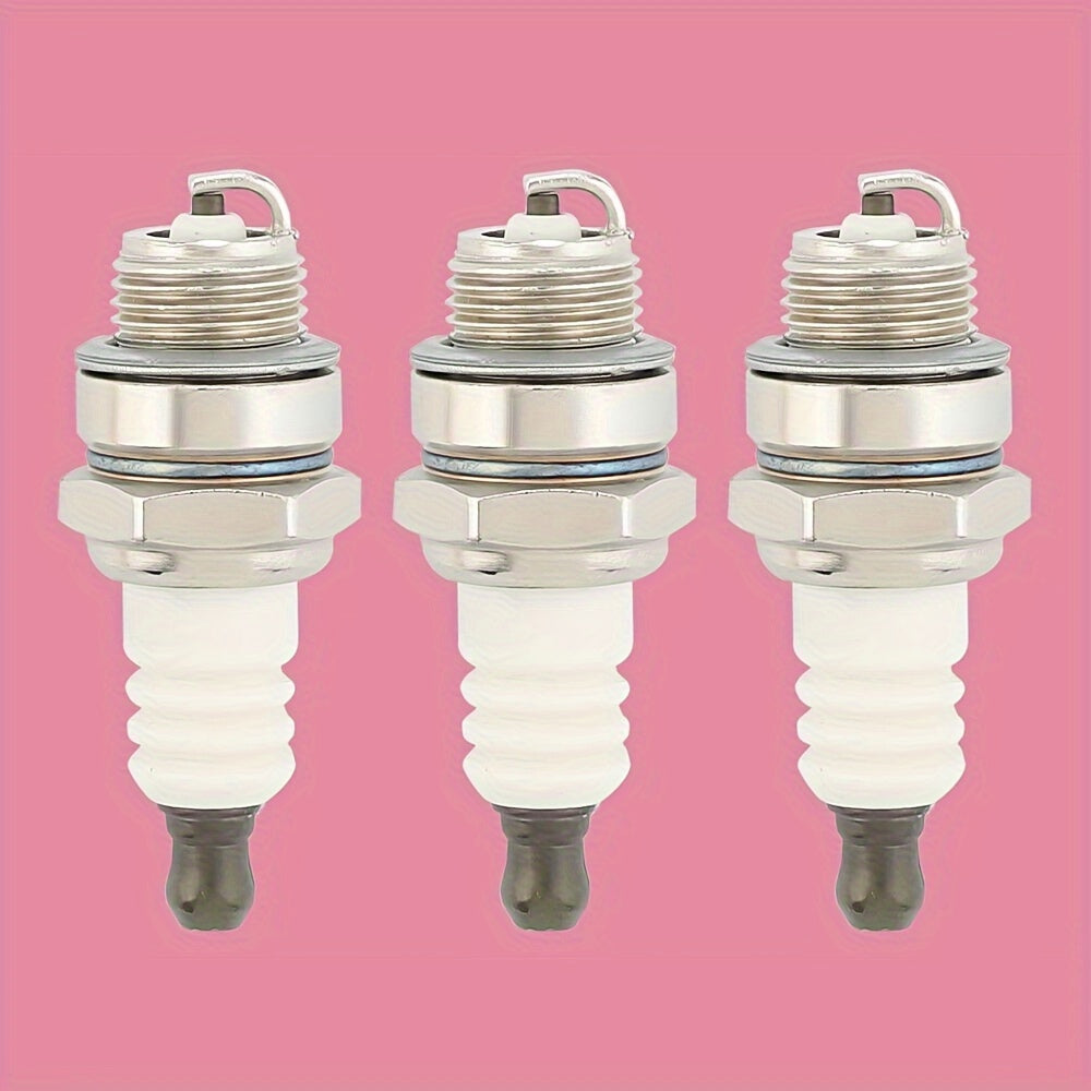 3pcs Hipa BPM7E Spark Plug For Husqvarna 123 C 123 L 145 BF 155 BF 435 E 445 Chainsaw - 0