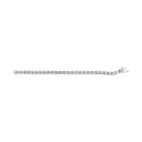 10K White Gold 1 1/2 Cttw Diamond Alternating Diamond and X-Link 7.5" Tennis Bracelet (H-I Color, I2-I3 Clarity)-4