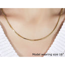 1.6mm 14K Yellow Gold Classic Box Chain-4