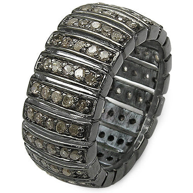 1.25 Carat Genuine TLB Diamond .925 Sterling Silver Ring - 0