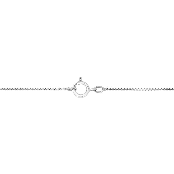 14K White Gold 1/5 Cttw 3-Prong Set Heart Shaped Solitaire Lab Grown Diamond 18" Pendant Necklace (F-G Color, VS2-SI1 Clarity)