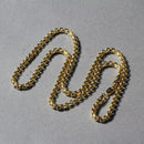 3.4mm 14k Yellow Gold Round Box Chain-5
