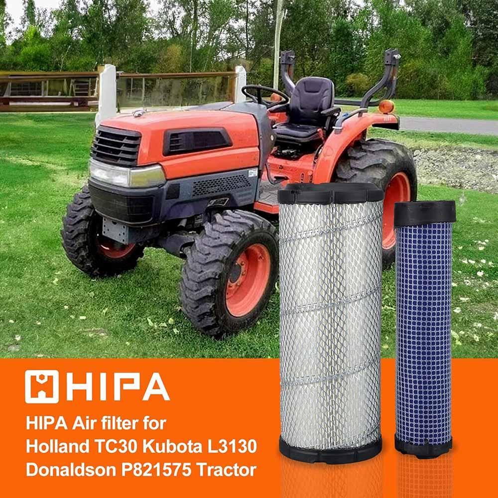 Hipa KH-25-083-01-S Air Filter for Kawasaki FX651V FX691V FX730V FX751V FX801V FX850V FD731V Engine Mower # 1013-7044 11013-7045