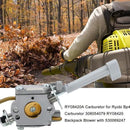 Carburetor Kit For Ryobi BP42 RY42WB RY08420A RY08420 42cc Backpack Blower # 308054093 308054079 WT-1086 with Carb Adjustment Tool-6