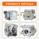 Carburetor Kit For Bolens MTD BL100 BL410 BL150 BL250 17-inch cut 31cc Gas String Trimmer Weed Wacker Replace Ryobi 791-182875-6