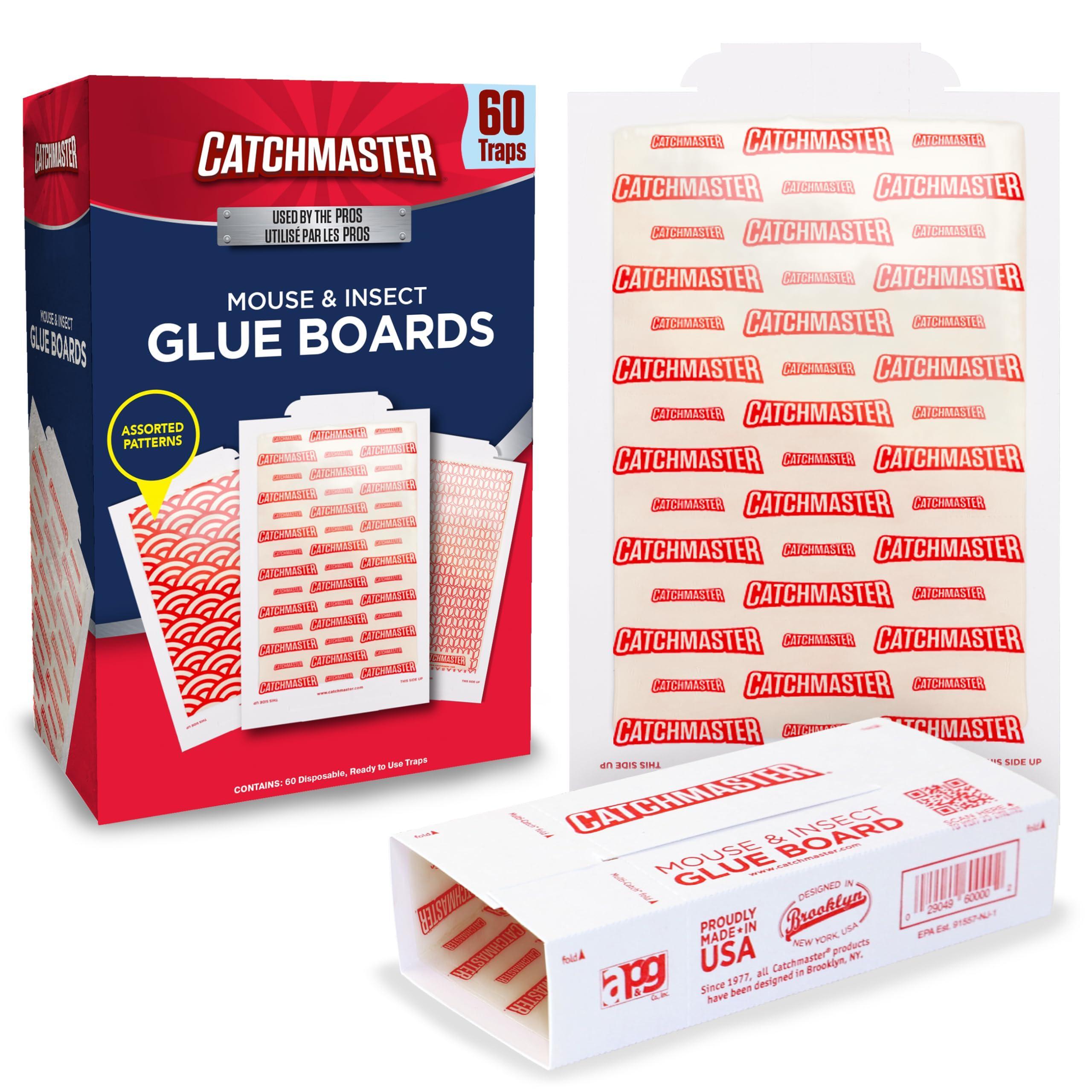 Catchmaster Pro Strength Mouse & Insect Glue Boards 60pk Traps Indoor ...