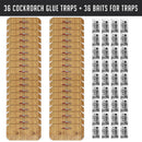Roach Traps Indoor Sticky (18 Pack) - Glue Traps for Roaches Bug Traps with Roach Bait Traps - Long Lasting Non-Toxic Children and Pet Friendly - Trap a Pest-8