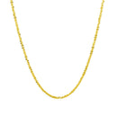 14k Yellow Gold Sparkle Chain 1.5mm-2