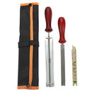 Hipa Saw Chain Filing File Kit For STHIL 5605 007 1027 For 1/4-Inch 3/8 5/32-Inch Picco Chainsaw Chains with Flat File Depth Gauge File Guide Kit-2