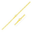 14K Yellow Gold Paperclip Chain (2.5mm)-1