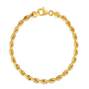 Silk Rope Chain Bracelet in 14k Yellow Gold  (4.30 mm)-2