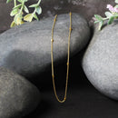 Bead Links Pendant Chain in 14k Yellow Gold (1.5mm)-2