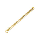 14k Yellow Gold Round Link Bracelet (11.60 mm)-1