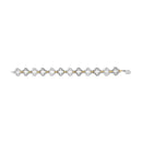 .925 Two-tone Sterling Silver 1/10 Cttw Natural Round Diamond Fashion Tennis Bracelet (I-J Color, I1-I2 Clarity) - 7"-3