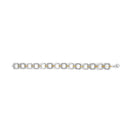 .925 Two-Tone Sterling Silver Diamond Accent Open Box Link Bracelet (I-J Color, I1-I2 Clarity) - 7"-3