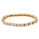 14K Yellow Gold Round-Cut Diamond Bracelet (4.00 cttw, H-I Color, I1-I2 Clarity)-1
