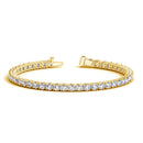 Lab Grown Round Diamond Tennis Bracelet in 14k Yellow Gold (8 cctw F/G  VS2/SI1)-1
