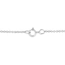 Matte Finish .925 Sterling Silver Diamond Accent Dancing Peace Sign 18" Pendant Necklace (I-J Color, I1-I2 Clarity)-7