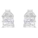 10K White Gold Diamond Stud Earrings (3/4 cttw, H-I Color, SI2-I1 Clarity)-1