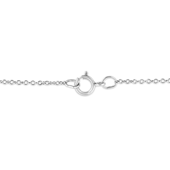 .925 Sterling Silver Prong-Set Diamond Accent Starfish Pendant Necklace (I-J Color, I1-I2 Clarity) - Size 18"