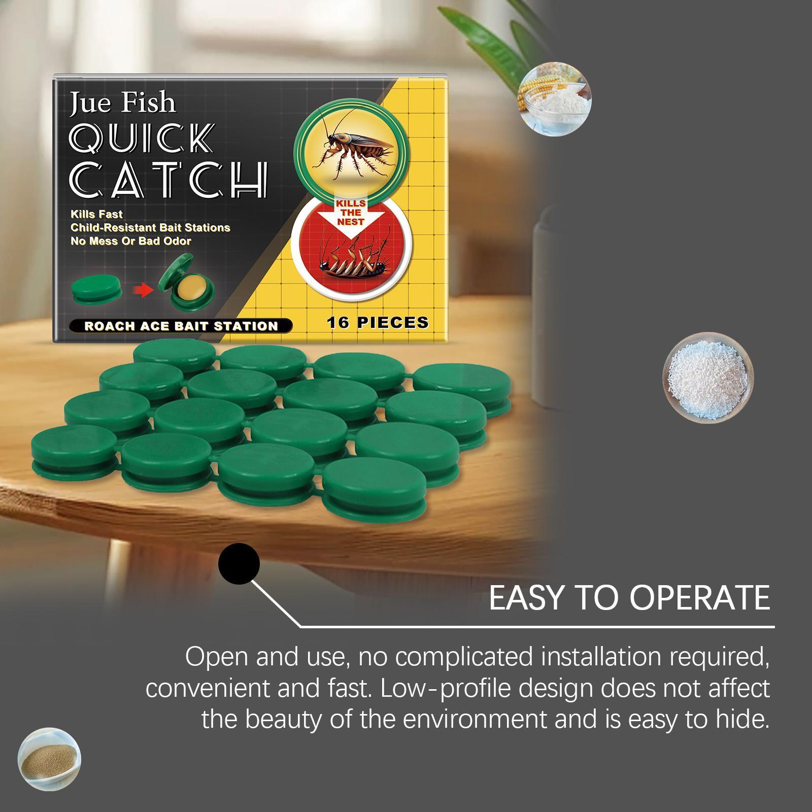 16-64 PCS Cockroach Bait Station Roach Killer USA Warehouse 🇺🇸