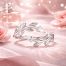 925 Sterling Silver White Gold Plated Pavé Setting CZ Ring for Women-2