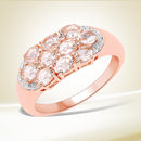 1.50 Carat Genuine Morganite .925 Sterling Silver Ring-1