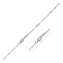 Double Extendable Cable Chain in 14k White Gold (1.40 mm)-1