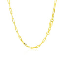 14K Yellow Gold Paperclip Chain (2.5mm)-3