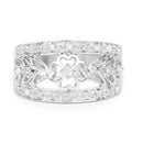 0.31 Carat Genuine White Diamond .925 Sterling Silver Ring-4