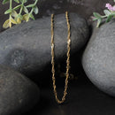 2.1mm 14k Yellow Gold Singapore Chain-2