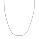 Double Extendable Cable Chain in 14k White Gold (1.40 mm)-2