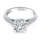14k White Gold Trellis Diamond Engagement Ring-2