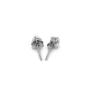 14k White Gold 3mm Faceted White Cubic Zirconia Stud Earrings-3