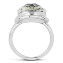 7.90 Carat Genuine Green Amethyst .925 Sterling Silver Ring-2