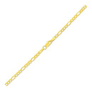 2.8mm 14k Yellow Gold Figaro Anklet-2