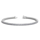 Lab Grown Round Diamond Tennis Bracelet in 14k White Gold (3 cctw F/G  VS2/SI1)-1
