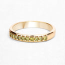 0.27 Carat Genuine Yellow Diamond 14K Yellow Gold Ring (SI1-SI2)-4