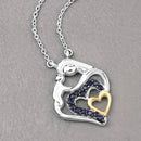 0.28 Carat Genuine Blue Sapphire .925 Sterling Silver Pendant-4