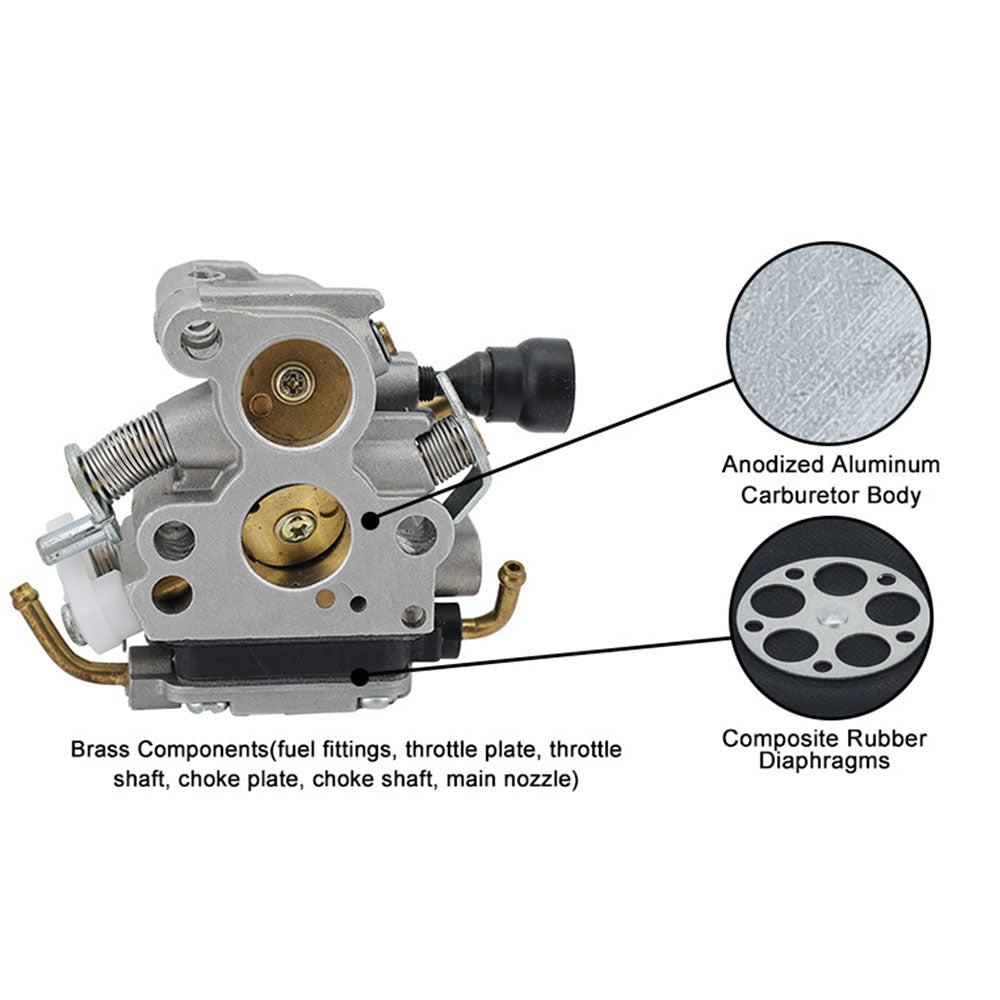 Hipa 506450501 Carburetor for Husqvarna 440 435 440E 435E 135 140 140E 135E Chainsaw Parts Replace Zama C1T-EL41A C1T-EL41