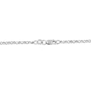 14K White Gold 1.0 Cttw Princess Cut Diamond Three Heart 18" Statement Pendant Necklace (H-I Color, SI2-I1 Clarity)-6