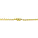10K Yellow Gold 4 cttw Brilliant Round-Cut Diamond Graduating Riviera Statement Necklace (H-I Color, I2-I3 Clarity)-10