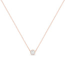 .925 Sterling Silver 1/2 Cttw Diamond Bezel 18" Pendant Necklace (I-J Color, I2-I3 Clarity)-14