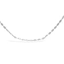 14K White Gold Bezel Set 1.00 Cttw Diamond 11 Station Necklace-4