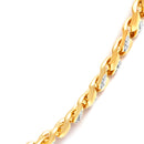 14K Yellow Gold Plated .925 Sterling Silver 1.0 Cttw Diamond Cuban Link Necklace (I-J Color, I3 Clarity) - 18" Inches-3