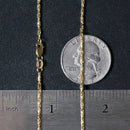 Diamond Cut Fancy Links Pendant Chain in 14k Yellow Gold (1.5mm)-6