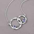 0.38 Carat Genuine Tanzanite .925 Sterling Silver Pendant-4