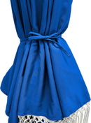 9ft 8 Ribs Replacement Umbrella Canopy w/ Tassels in Capri Blue (Canopy Only)-8