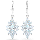 19.18 Carat Genuine Blue Topaz .925 Sterling Silver 3 Piece Jewelry Set (Ring, Earrings, and Pendant w/ Chain)-5